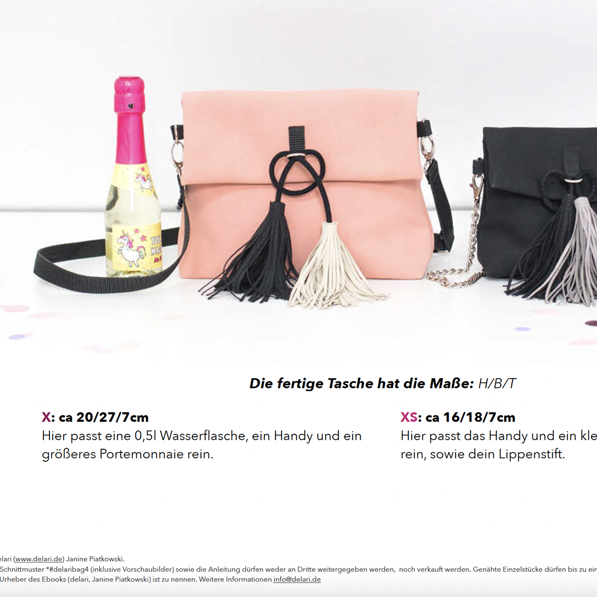 delaribag#4 - Ebook für die schlichte Tasche in 2 Größen – Bild 5